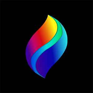 Gradient Flame Logo