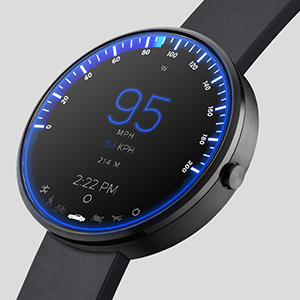 Smartwatch Speedometer App Design